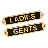 Ensemble de 2 plaques en laiton pour femmes et hommes LGBP22